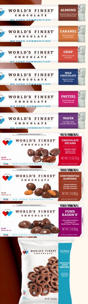 World's Finest Chocolate bars