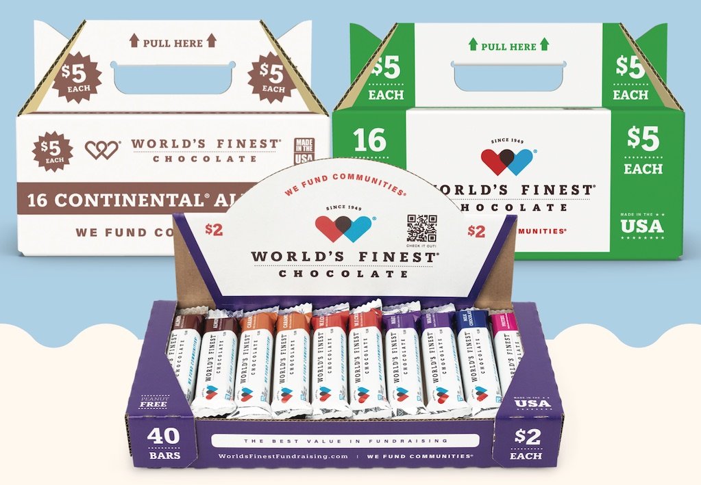 World's Finest Chocolate fundraising products